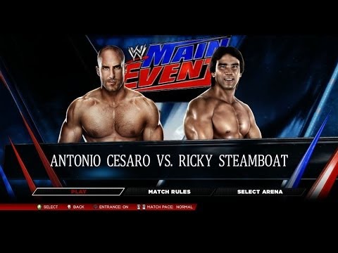 Antonio Cesaro vs. Ricky Steamboat
