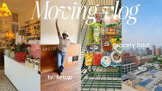 MOVING VLOG Ep.5 | Settling In, Hair Struggles, TV Setup + Massive Costco Haul