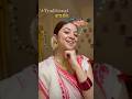 Traditional Bengali Makeup Look Durga Pujo Look Kolkata Traditional Outfit Bengali Style Saree