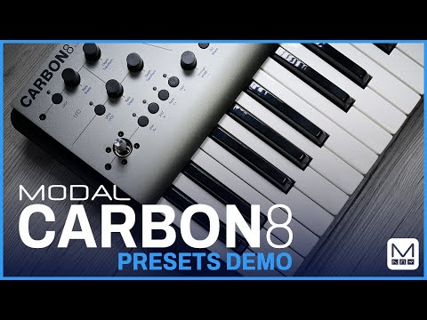 Modal Electronics CARBON 8 - Presets Demo |No Talking|  @ModalElectronics