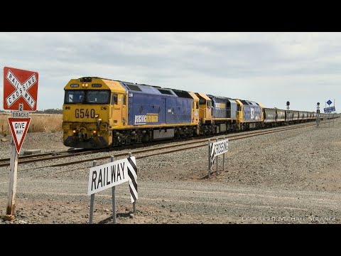 Pacific National 4KC6 Grain Train - PoathTV Australian Railways