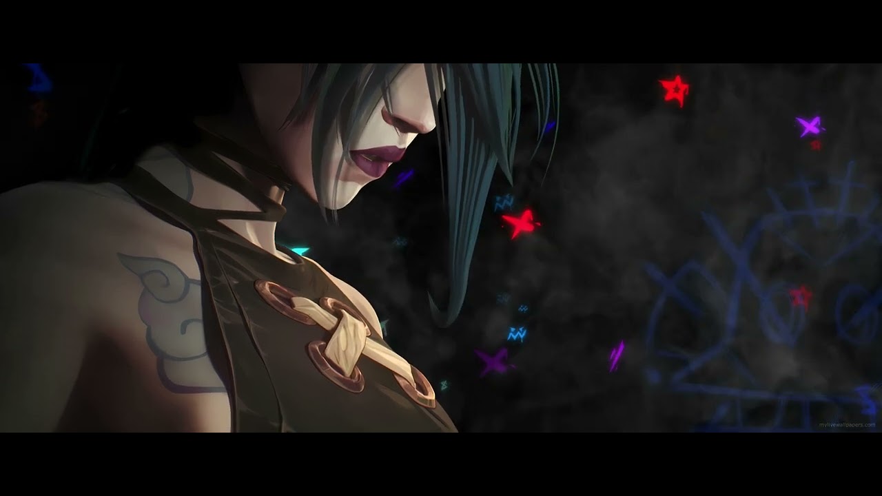 Jinx Schizophrenia 4K | Jinx Schizophrenia Live Wallpaper | Arcane live wallpaper