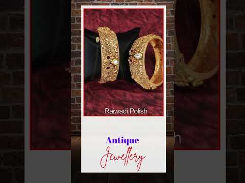 Antique jewelry rajwadi polish designer wear party wear beau...