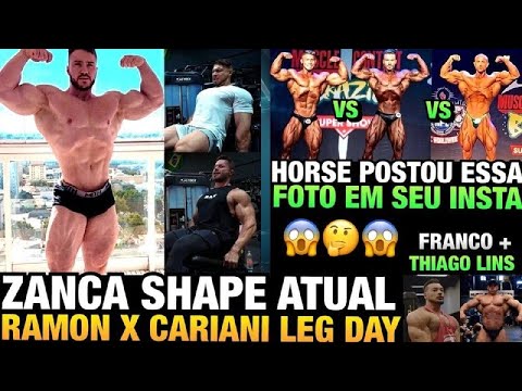 HORSE SE COMPAROU COM RAMON E ZANCA EM POST - CARIANI VS DINO NO LEG DAY + FRANCO E THIAGO LINS