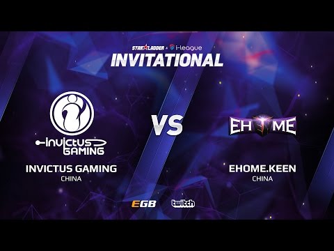 Invictus Gaming vs EHOME.Keen, Game 1, SL i-League Invitational S2, CN Qualifier