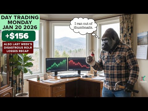 Day Trading a $2k Account - Jan 20, 2026 +156 on SHPH, & POLA