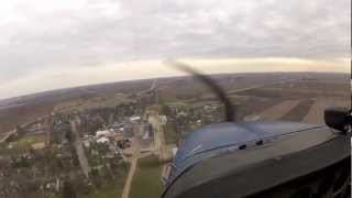 preview picture of video 'Cessna 172 Over Small Town USA'