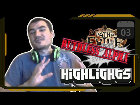Ruthless Alpha - Path of Exile Highlights #151 - Kripp, Alkaizer, Quin69, Mathil and others