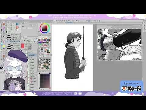 Draw with me☺️🎨✨️illustrations for book interiors & Comic【Part. 63】