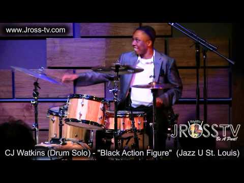 James Ross @ CJ Watkins (Drum Solo) - "Black Action Figure" - www.Jross-tv.com (St. Louis)