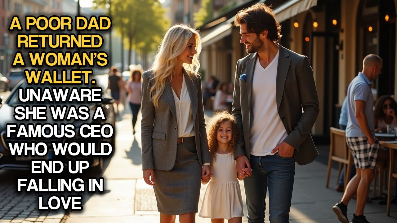 A Poor Dad Returned a Woman’s Wallet—Unaware She Was a Famous CEO Who Would End Up Falling in Love