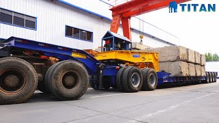 Semi-remorque porte-engins Titan 4 axle detachable gooseneck trailers for sale à vendre - Image 4 | Autoline GA Semi-remorque porte-engins Titan 4 axle detachable gooseneck trailers for sale neuf | Image 4 - Autoline