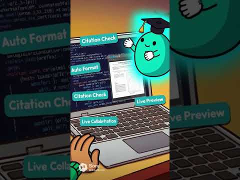 How do I add a hyperlink in LaTeX online editor in Bibby |Animated Bibby AI video