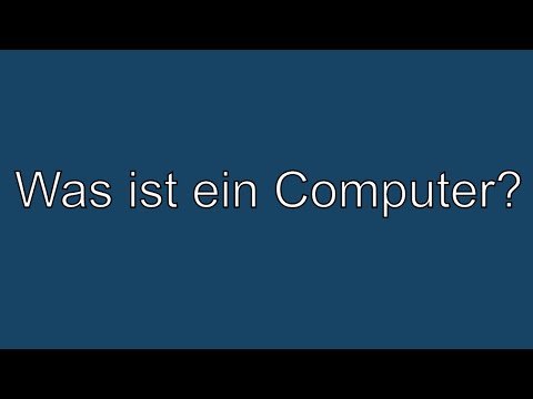 Aufbau eines Computers Hardware Software