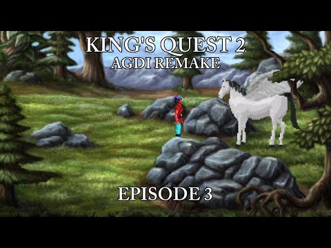 King's Quest II: Romancing the Stones Let's Play | AGDI Remake | Episode 3