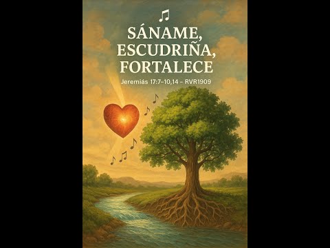🎵 SÁNAME, ESCUDRIÑA, FORTALECE Cántico de Sanidad, Verdad y Confianza en el Señor 📖 Jeremías 17;7–