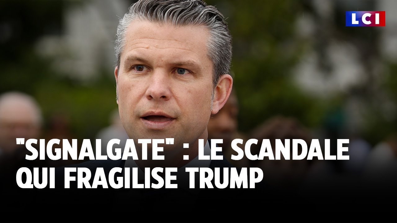"Signalgate" : le scandale qui fragilise Trump｜LCI