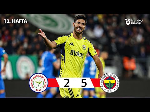 Çaykur Rizespor (2-5) Fenerbahçe - Highlights/Özet | Trendyol Süper Lig - 2025/26
