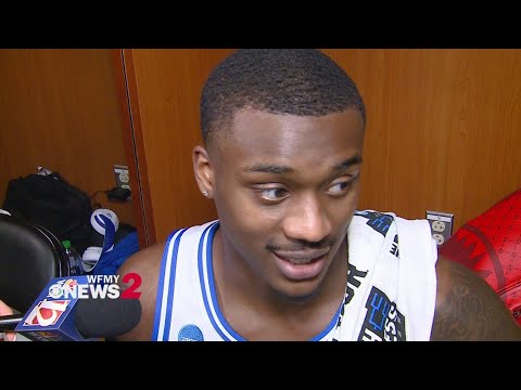 Postgame Interview with Dariq Whitehead after Duke's win over Oral Roberts
