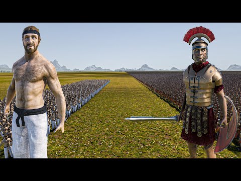 1000 CHUCK NORRIS vs 1.5 MILLION ROMAN GENERALS - Ultimate Epic Battle Simulator 2 UEBS 2