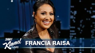 Francia Raisa on Her Jimmy Journal, Naked Hot Tubbing with Tyra Banks & Meeting Hilary Duff video