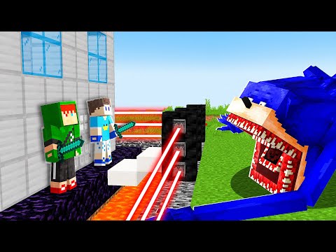 BEST TRAP AGAINST SHIN SONIC IN MINECRAFT!!