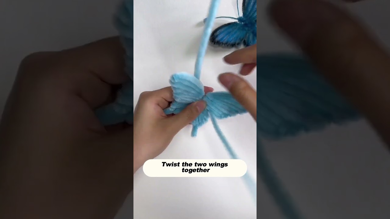 Handmade DIY pipe cleaner butterfly  #diy #craft  #butterfly #handmade #pipecleaner #diycrafts