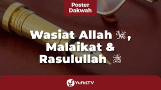 Download lagu Wasiat Allah, Malaikat, dan Rasul - Poster Dakwah Yufid TV mp3 Download lagu Wasiat Allah, Malaikat, dan Rasul - Poster Dakwah Yufid TV mp3