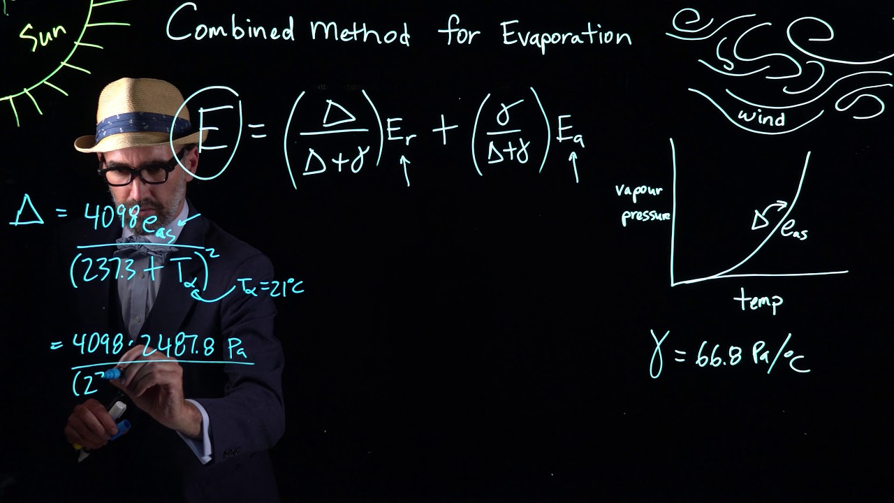 How do you calculate evaporation rate? More REF