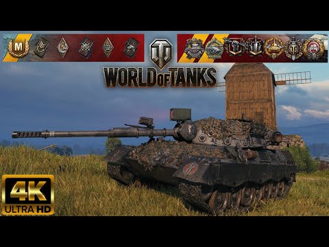Leopard 1 - Fishermans Bay map - 9 kills - 6k damage World of Tanks replay 4K
