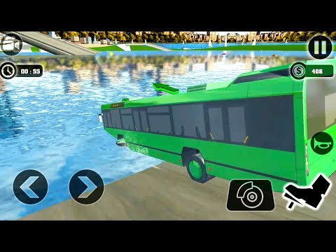 Water Bus Driving: Tourist Coach Bus Driver 2018 #2 - Android Gameplay FHD
