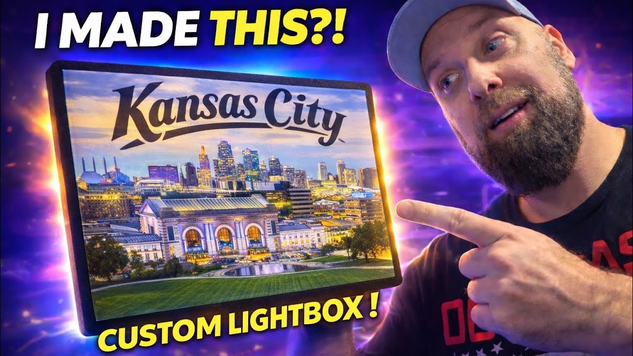 This DIY Lightbox Looks INSANE (3D + UV Print)