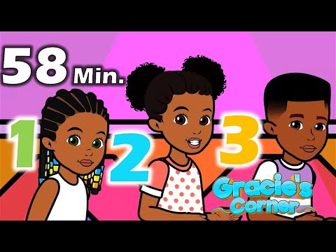 Counting, Letters, Colors + More Kids Songs and Nursery Rhymes | Gracie’s Corner Compilation