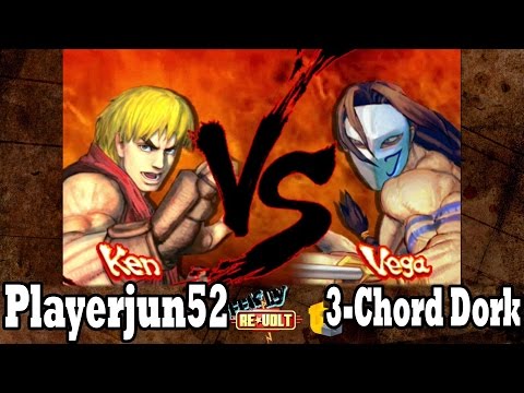 SFIV Volt 8th Weekly Revolt SemiFinals Playerjun52 (Ken) 3-Chord Dork (Vega/Claw)