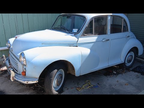 I rescued an abandoned classic car and got it running again.