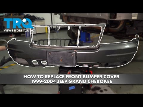 How to Replace Front Bumper Cover 1999-2004 Jeep Grand Cherokee