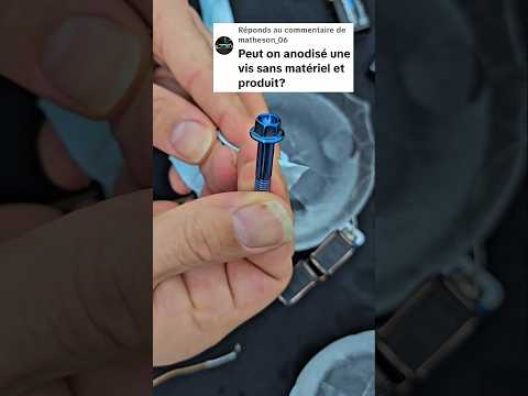 ANODISATION SANS MATERIELS 🫡 #tuto #tutorial #astuce #moto #scooter #automobile