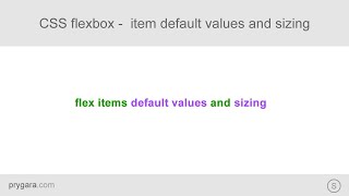 CSS flexbox - flex item default values and sizing