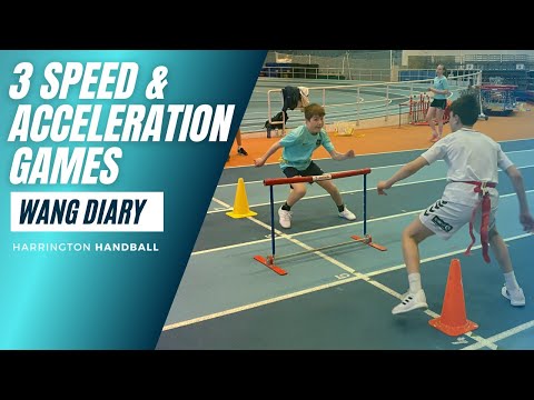 3 simple SPEED AND ACCELERATION games for junior Handball players