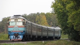 preview picture of video 'Дизель-поїзд ДР1А-288, перегін Губарівка - Богодухів'