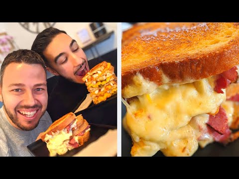 Ces SANDWICHS GRILLED CHEESE sont SCANDALEUX ... -sement bons! - VLOG #971