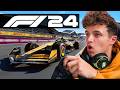 Lando Norris Plays F1 24 For The First Time!