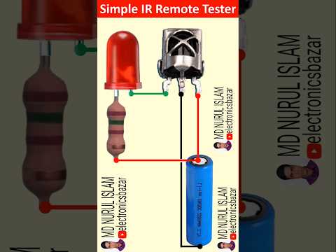 Simple IR Remote Tester || How To Make A IR Remote Tester At Home || IR detector circuit | IR sensor