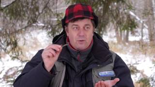 Донная зимняя блесна на окуня