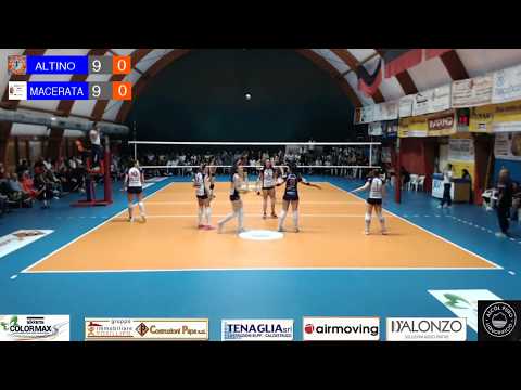 Altino Volley ColorMax Sikkens - Roana CBF HR Macerata LIVE STREAMING Play-Off A2 g3 3-2 19-05-2018