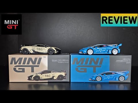 Feature Image thumbnail for the video blog It's Back...  Mini GT - LBWK Lamborghini Huracan GT Gravity & McLaren 720S Boring Concept - REVIEW by  booster_diecast