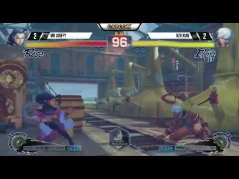 USF4 - MD Louffy[Rose] vs RZD Xian [Elena] Hypespotting4 - 2015