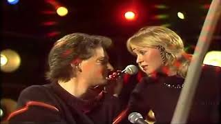 &quot;Never Again&quot; ~ Agnetha Fältskog &amp; Tomas Ledin [On Screen Lyrics]