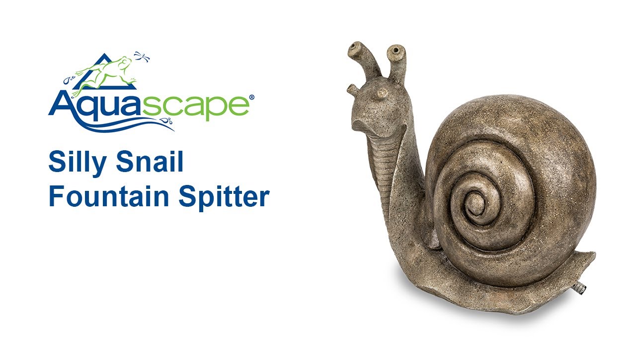 Silly Snail Fountain Spitter