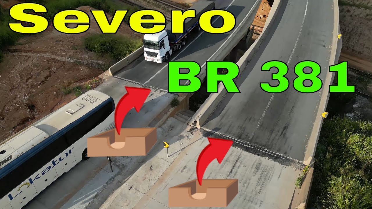 Risco na entrada e saída de viaduto